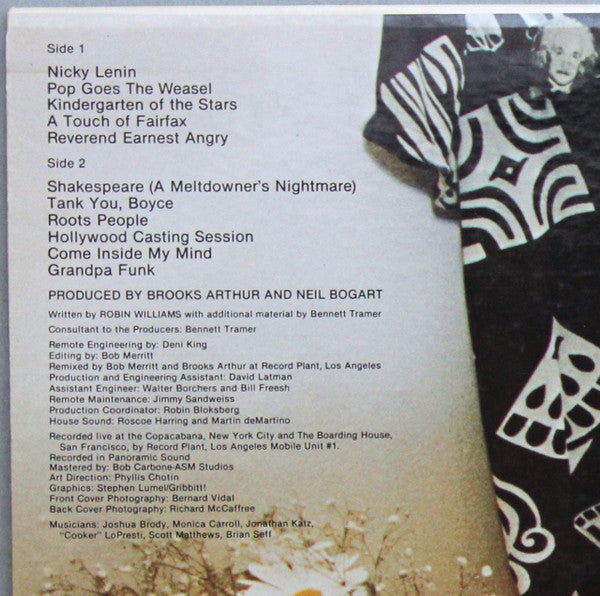 Robin Williams : Reality... What A Concept (LP, Album, RP, 53 )