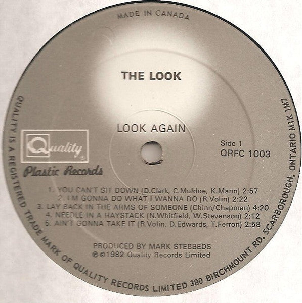The Look (4) : Look Again (LP, Album)