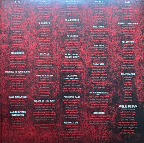 Mortician : Chainsaw Dismemberment (2xLP, Album, RE, Blu)