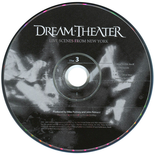 Dream Theater : Live Scenes From New York (2xCD + CD, Enh + Album, Dig)