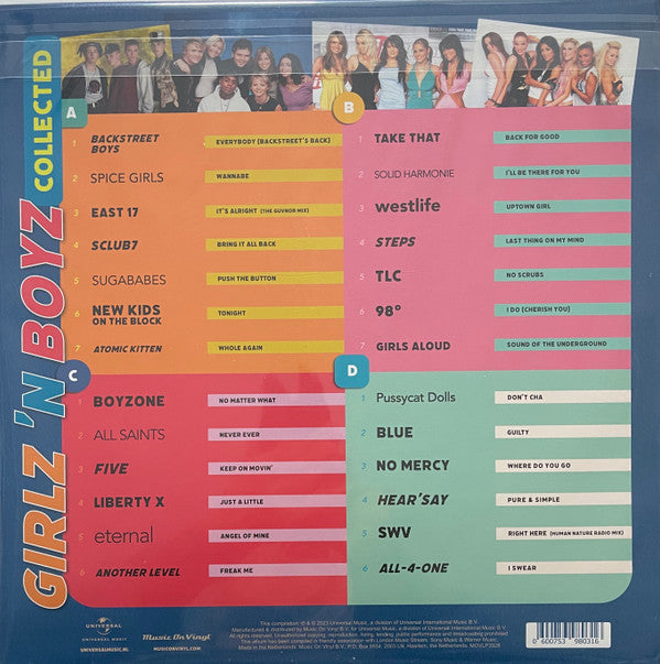 Various : Girlz 'N Boyz Collected (LP, Blu + LP, Pin + Comp, Ltd)