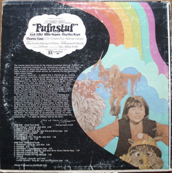 Sid & Marty Krofft : Pufnstuf Original Sound Track Album (LP, Album)