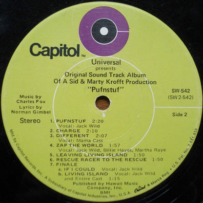 Sid & Marty Krofft : Pufnstuf Original Sound Track Album (LP, Album)