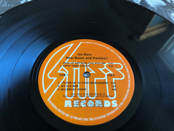 Ian Dury : New Boots And Panties!! (LP, Album, RE, Ora)