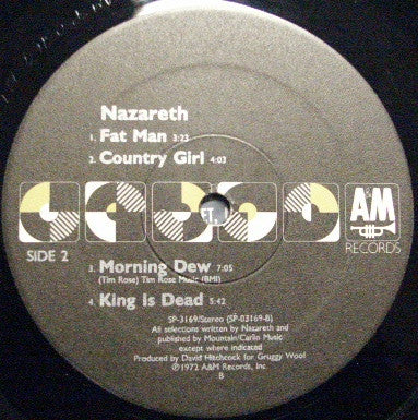 Nazareth (2) : Nazareth (LP, Album, RE)