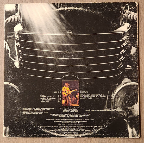 Al Stewart : Modern Times (LP, Album, Uni)