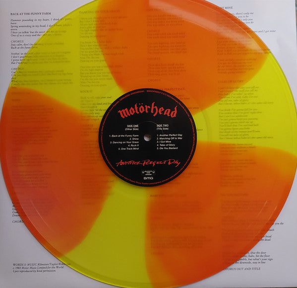 Motörhead : Another Perfect Day (LP, Album, Ltd, RE, Ora)