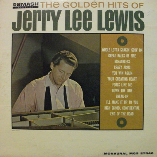 Jerry Lee Lewis : The Golden Hits Of Jerry Lee Lewis (LP, Album, Mono)