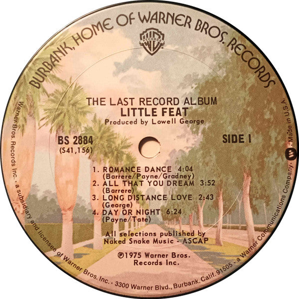 Little Feat : The Last Record Album (LP, Album, Pit)