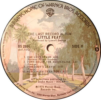 Little Feat : The Last Record Album (LP, Album, Pit)