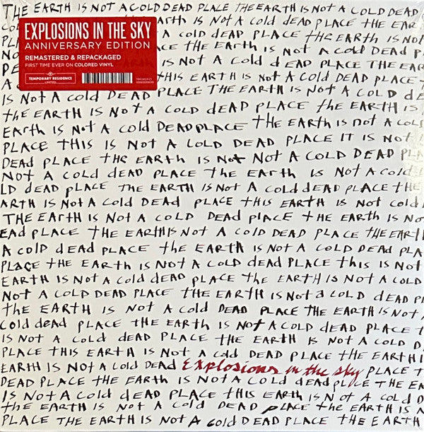 Explosions In The Sky : The Earth Is Not A Cold Dead Place (LP + LP, S/Sided, Etch + Album, RE, RM, Red)