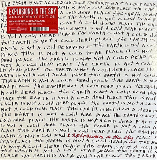 Explosions In The Sky : The Earth Is Not A Cold Dead Place (LP + LP, S/Sided, Etch + Album, RE, RM, Red)