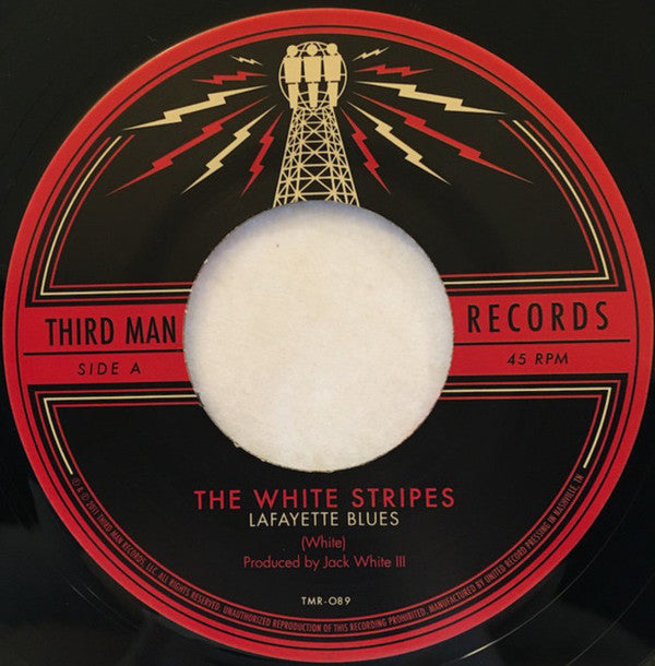 The White Stripes : Lafayette Blues / Sugar Never Tasted So Good (7", Single, RE)