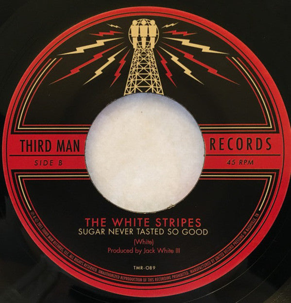 The White Stripes : Lafayette Blues / Sugar Never Tasted So Good (7", Single, RE)