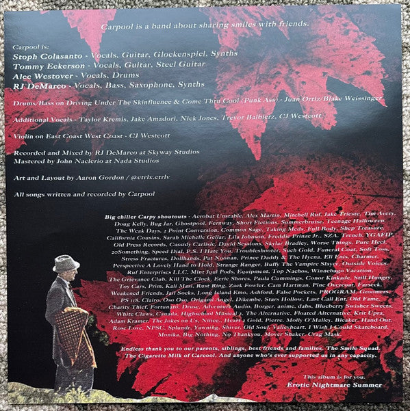 Carpool : Erotic Nightmare Summer (LP, Ltd, Blo)