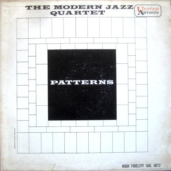 The Modern Jazz Quartet : Patterns (LP, Album, Mono)