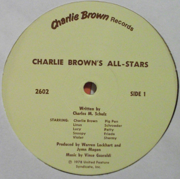 Charles M. Schulz : Charlie Brown's All-Stars (LP, Album, Kee)