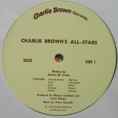 Charles M. Schulz : Charlie Brown's All-Stars (LP, Album, Kee)