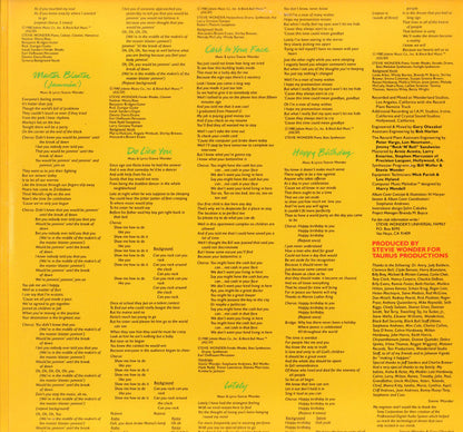 Stevie Wonder : Hotter Than July (LP, Album, RTI)