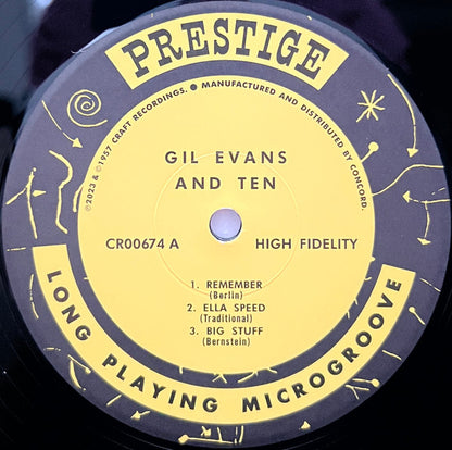 Gil Evans : Gil Evans & Ten (LP, Album, RSD, Mono, Ltd, RE, RM, 180)