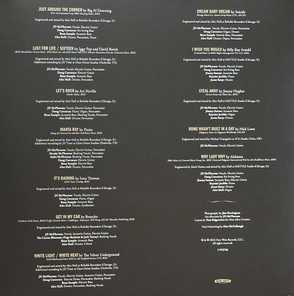 JD McPherson : The Warm Covers LP (LP, RSD, Comp, Ltd, Red)