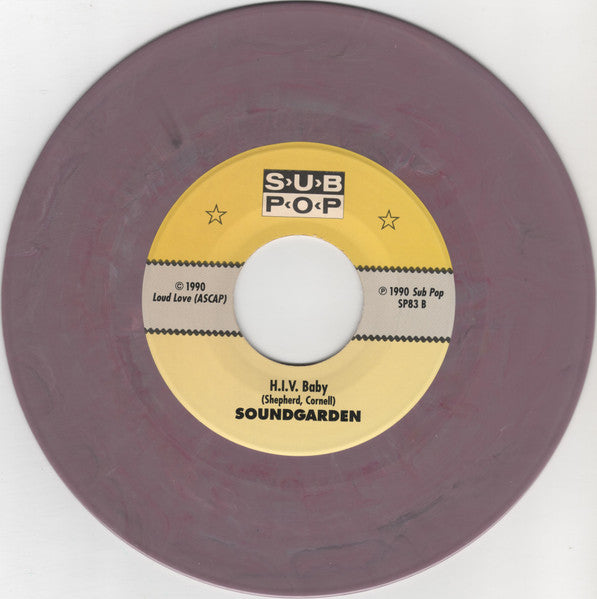 Soundgarden : Room A Thousand Years Wide b/w H.I.V. Baby (7", Single, Ltd, Gra)