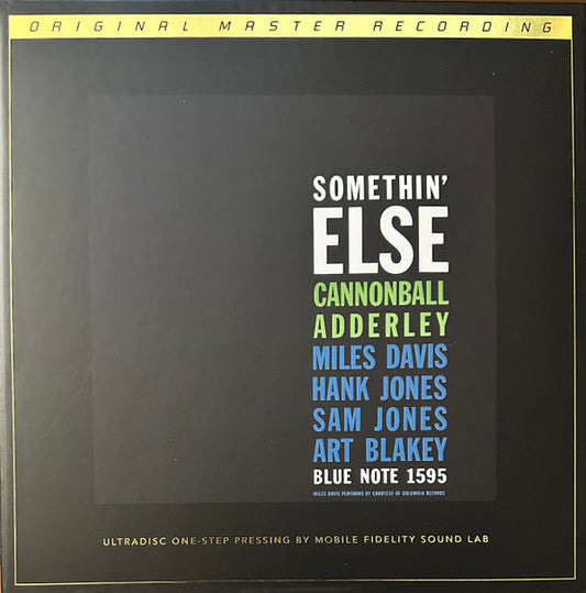 Cannonball Adderley : Somethin' Else (2xLP, Album, Ltd, Num, RE, RM, 180)