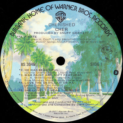 Cher : Cherished (LP, Album, Los)