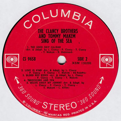 The Clancy Brothers And Tommy Makem* : Sing Of The Sea (LP, Album)