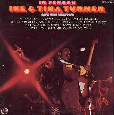 Ike & Tina Turner And The Ikettes : In Person (LP, Album, Kee)