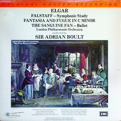 Sir Adrian Boult, London Philharmonic Orchestra, Elgar* : Falstaff - Symphonic Study / The Sanguine Fan - Ballet / Fantasia And Fugue In C Minor (2xLP, Album, ½-S)