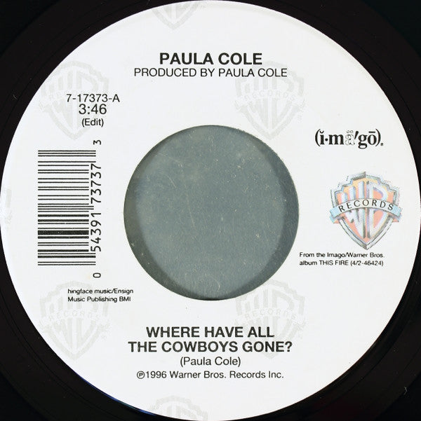 Paula Cole : Where Have All The Cowboys Gone? (7", Single)