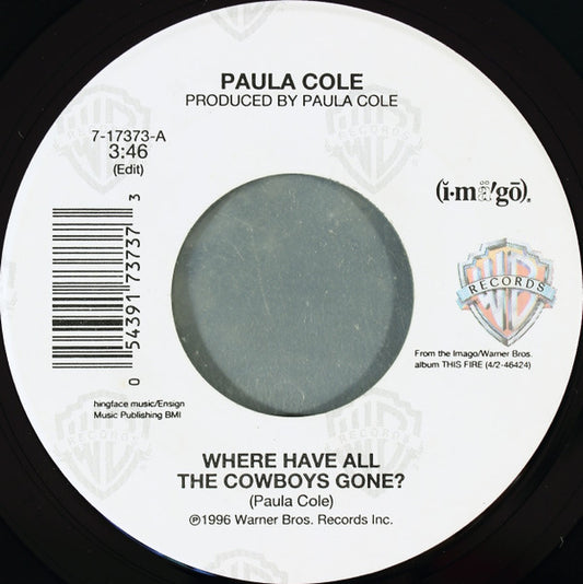 Paula Cole : Where Have All The Cowboys Gone? (7", Single)