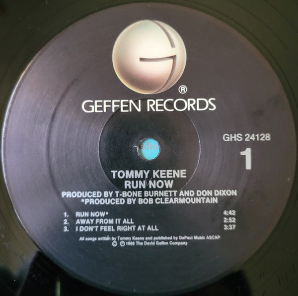 Tommy Keene : Run Now (12", EP, All)