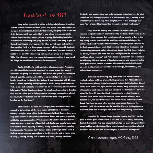 Various : Songs From The Penalty Box (LP, Cle + LP, S/Sided, Cle + Comp, Ltd, RE, RM)