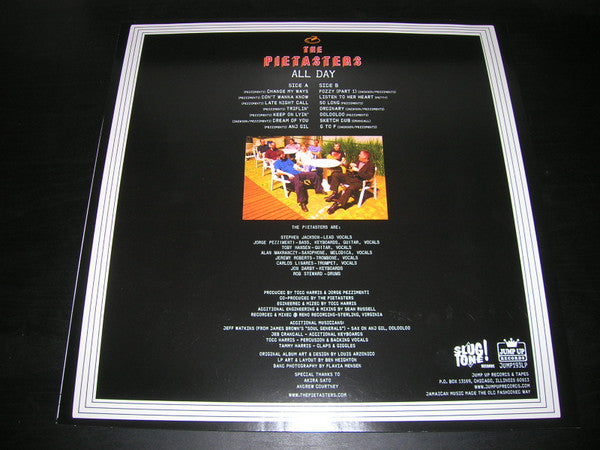 The Pietasters : All Day (LP, Album, RE, Ora)