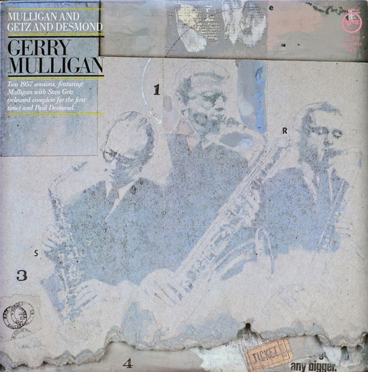 Gerry Mulligan : Mulligan And Getz And Desmond (2xLP, Comp, Mono)