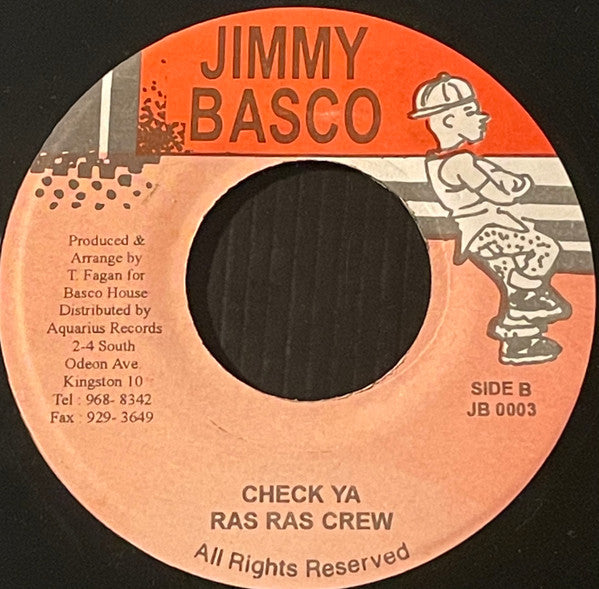Baby Wayne, Ras Ras Crew : Steam Fi Blow / Check Ya (7", Single)