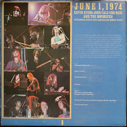 Kevin Ayers - John Cale - Eno* - Nico (3) : June 1, 1974 (LP, Album, Ter)
