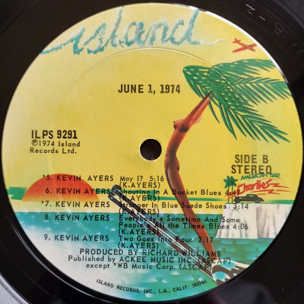 Kevin Ayers - John Cale - Eno* - Nico (3) : June 1, 1974 (LP, Album, Ter)