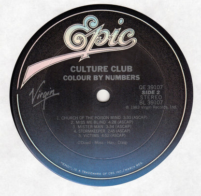 Culture Club : Colour By Numbers (LP, Album, Pit)