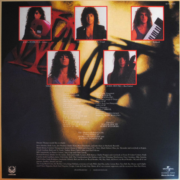 Dream Theater : When Dream And Day Unite (LP, Album, RE)