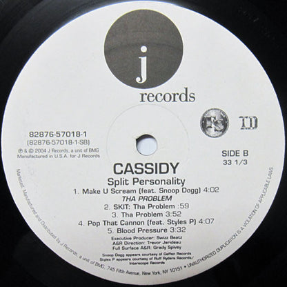 Cassidy (3) : Split Personality (2xLP, Album)