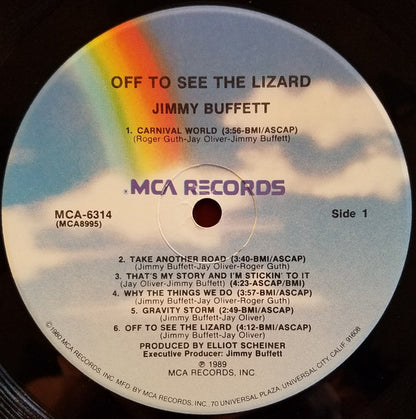 Jimmy Buffett : Off To See The Lizard (LP, Album)