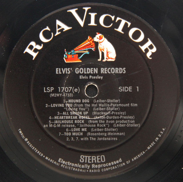 Elvis Presley : Elvis' Golden Records (LP, Album, Comp, RE, RP)