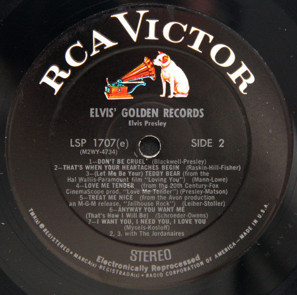 Elvis Presley : Elvis' Golden Records (LP, Album, Comp, RE, RP)
