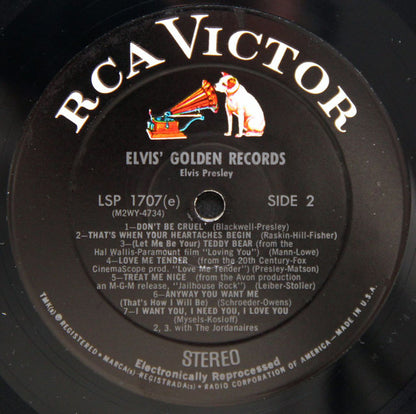 Elvis Presley : Elvis' Golden Records (LP, Album, Comp, RE, RP)