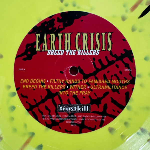 Earth Crisis : Breed The Killers (LP, Album, RE, RM, Yel)
