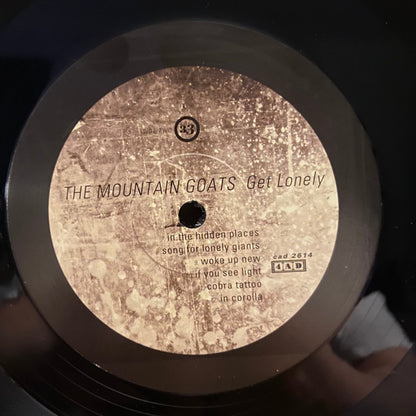 The Mountain Goats : Get Lonely (LP, Album, RE)