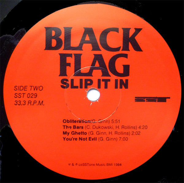 Black Flag : Slip It In (LP, Album, RP)